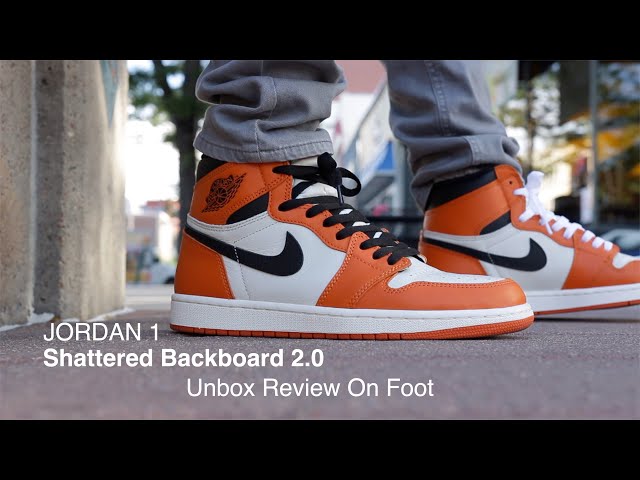 Jordan 1 Shattered Backboard 2.0 Review Unboxing On foot