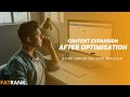 Content Expansion After Optimisation | Surfer SEO SERP Analyzer | Content Writing Techniques