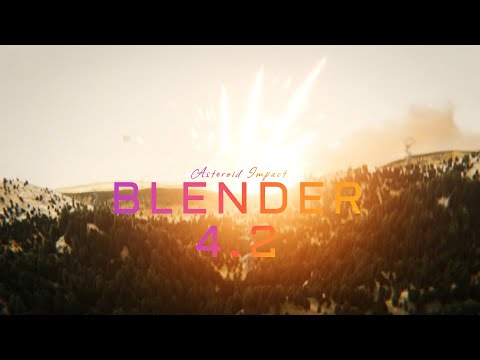 Asteroid Impact | Blender 4.2