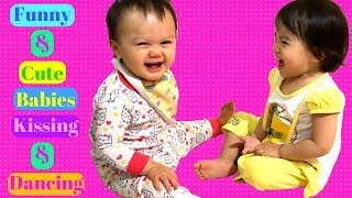 Funny and Cute Babies Kissing & Dancing | Funny Babies Dancing Compilation