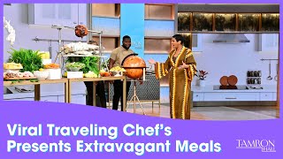 People Can’t Turn Away from This Viral Traveling Chef’s Extravagant Meals