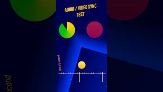 FAST & Perfect synchronization test for AUDIO/VIDEO