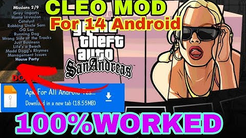 Cleo Mod For Gta San Andreas All Android 2025   [ 18Mb ]