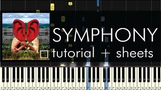 Clean Bandit ft. Zara Larsson - Symphony - Piano Tutorial - How to Play + Sheets screenshot 3