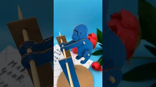 cute Monkey craft #diy #paper craft #art #giftideas #satisfying #viralshorts #shorts