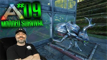 Ark Modded Survival Gameplay - S2 Ep 9 -ARK RESOURCE CROPS ROBO BEETLE & GREENHOUSE EFFECT 2400%
