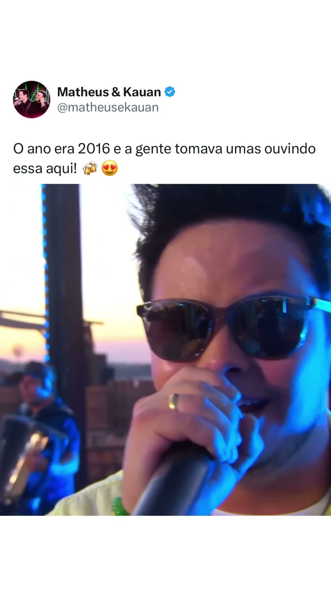 Nostalgia que fala, né? Qual música antiga do M\u0026K tá na playlist de fim de ano de vocês?