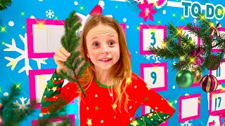 Nastya ve baba çocuklar için Noel hikayeleri - Noel yapılacaklar listesi