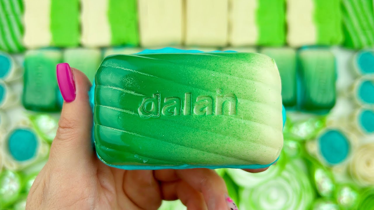 CRUSHING ROSES★CUTTING CUBES★Soap roses with starch★Soap boxes with foam★Satisfuing relaxing video★