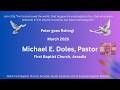 Peter goes fishing! Biblical sermon on the faithfulness of Jesus .