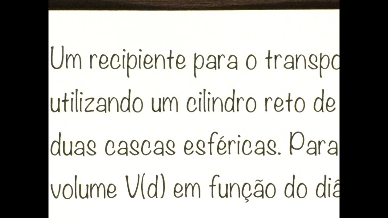 HNR19 - TESTE1 - O volume de um recipiente como função do diâmetro defensa y justicia