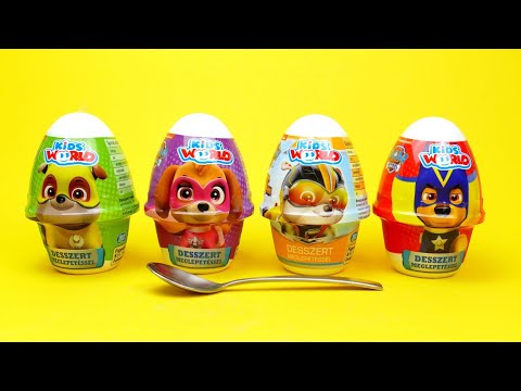 German Pudding Dessert with Dog Toys unboxing