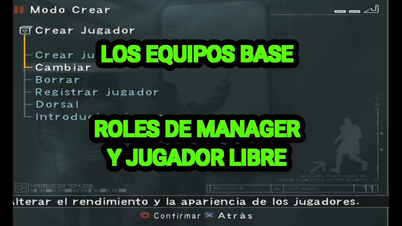 EQUIPOS BASE Y ROLES DE MANAGER Y JUGADOR para la Serie del Canal Teams Subs Cup