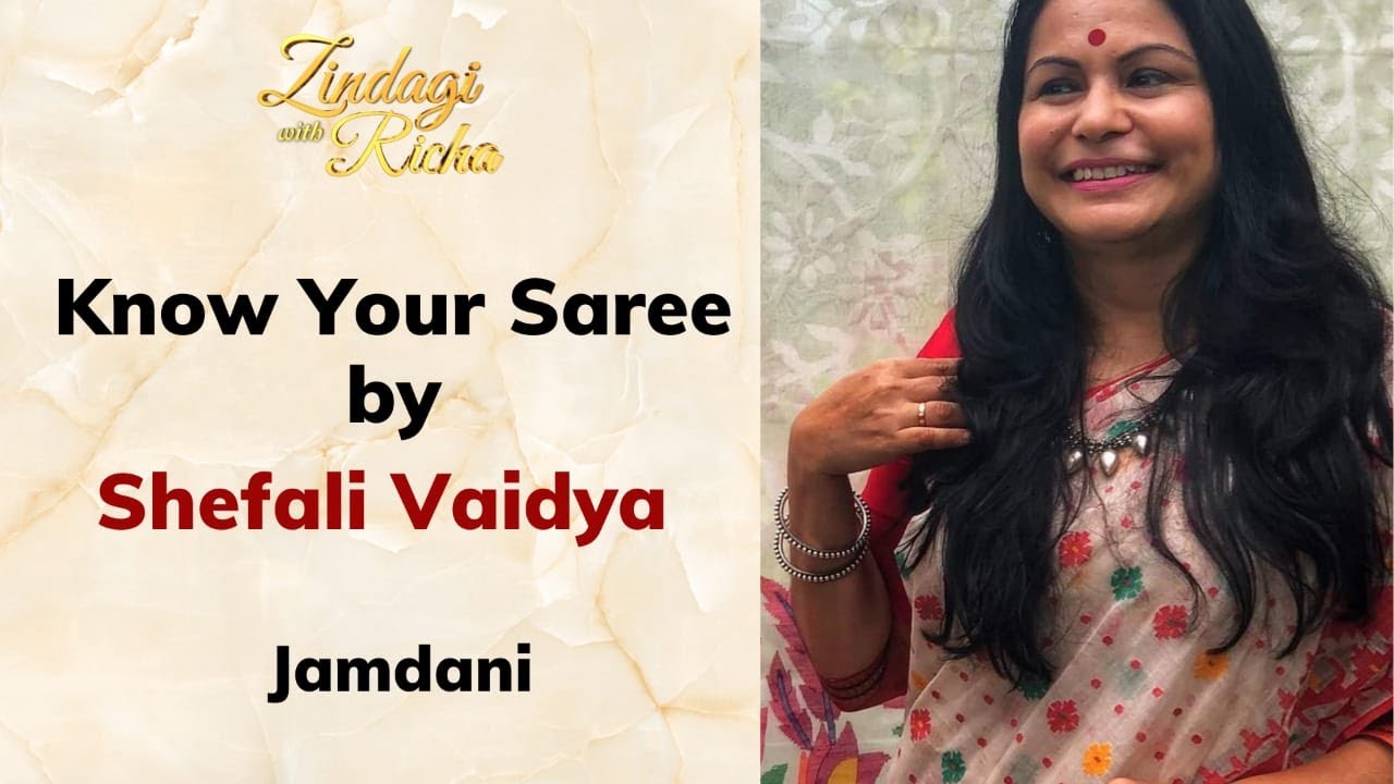 Jamdani Saree - 9 Days 9 Weaves by Shefali Vaidya - #Zindagi_With_Richa