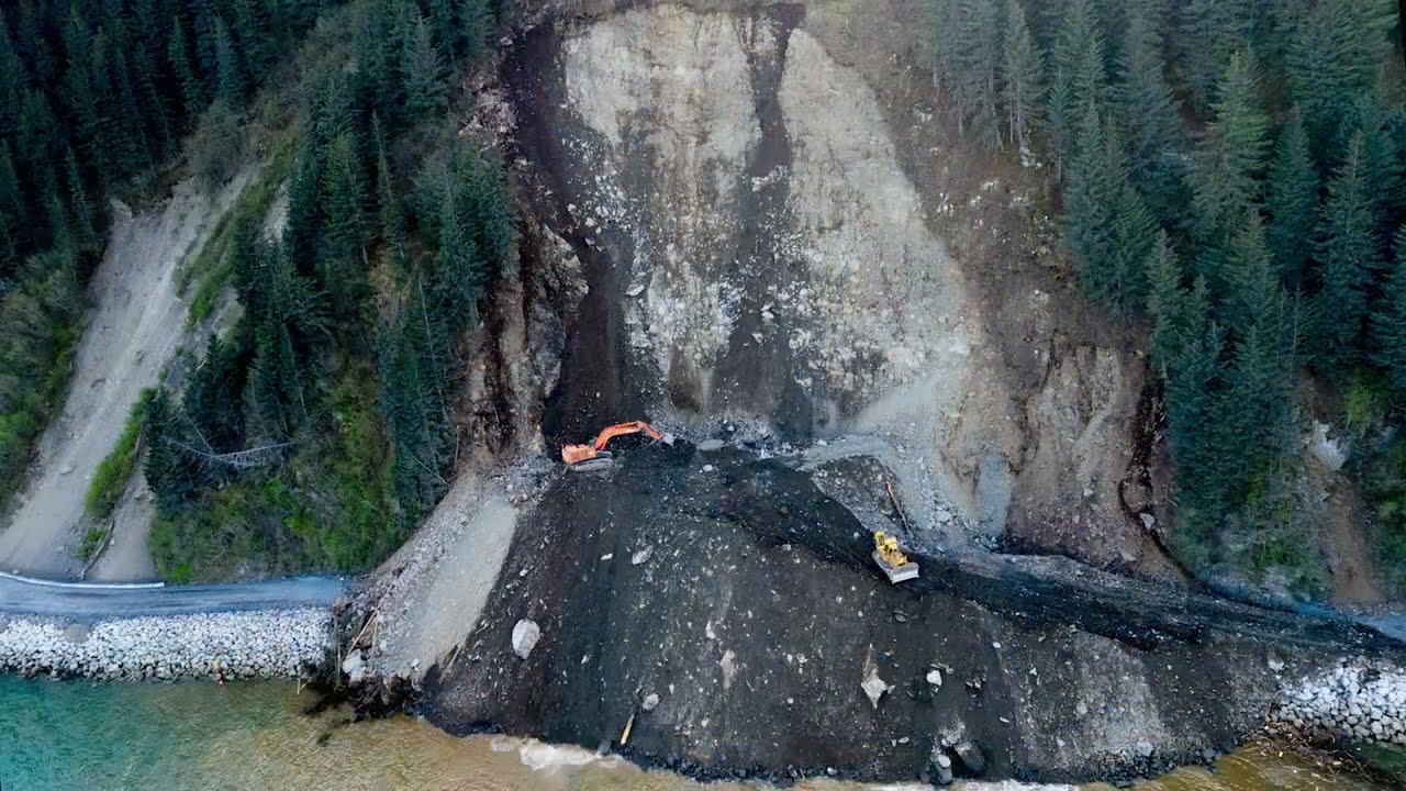 Seward Landslide Cleanup YouTube
