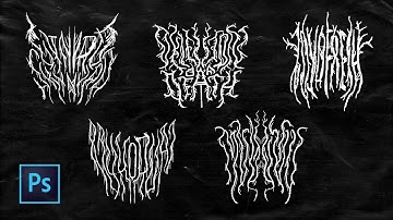 How to Make a METAL STYLE LOGO (NO Talent Required!)