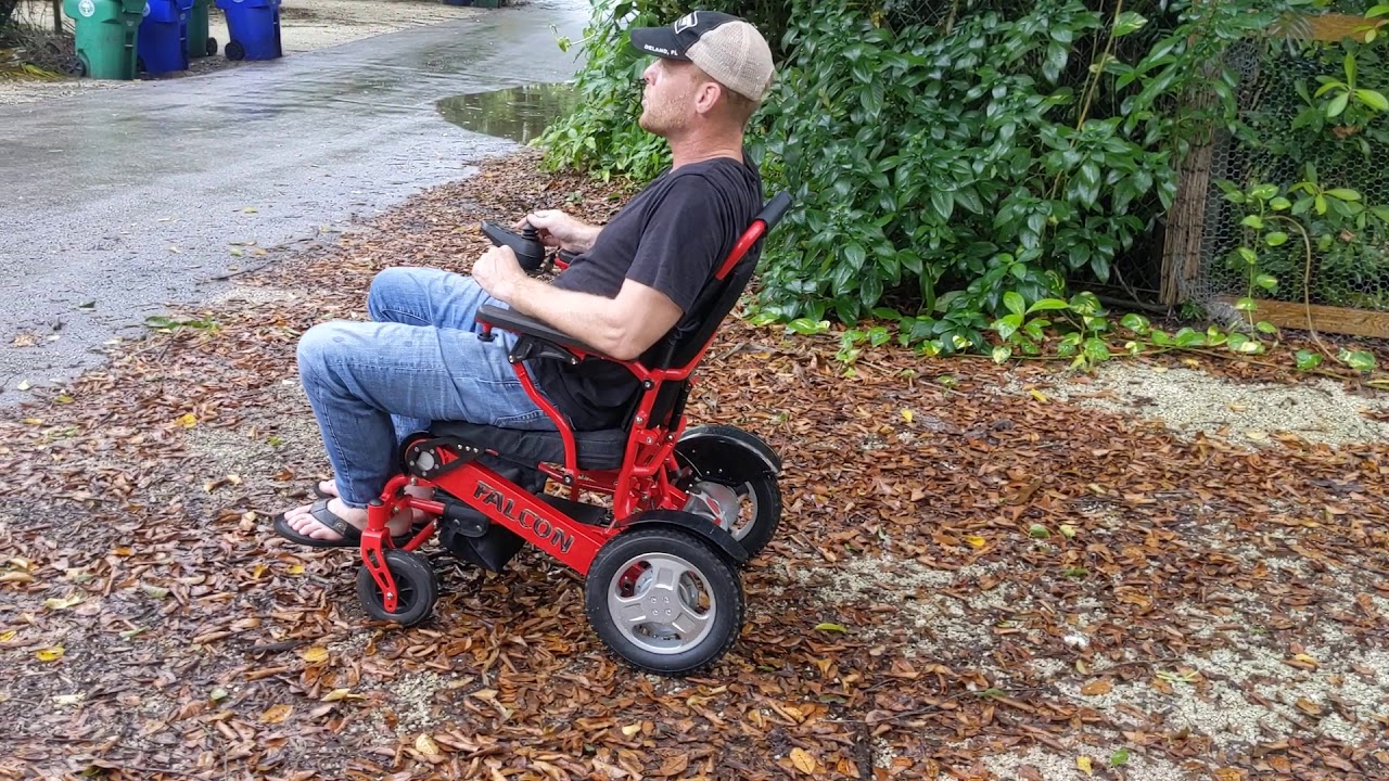Falcon Reclining Wheelchair In The Rain YouTube