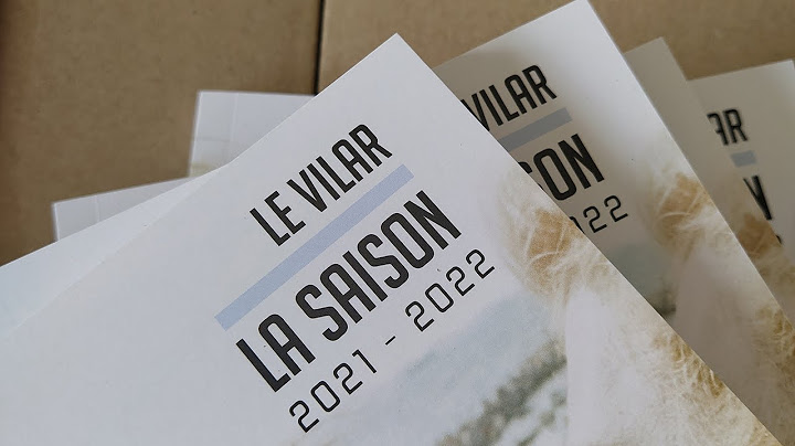 Présentation de la saison 2021-2022