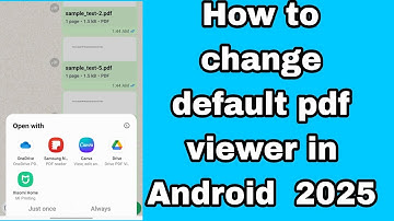 Hoe de standaard pdf-viewer in Android 2025 te wijzigen |
