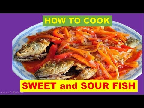 Como cozinhar peixe doce e azedo com ingredientes simples