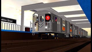 Roblox JST: A Glitched R62 (1) Train At Kimball Road
