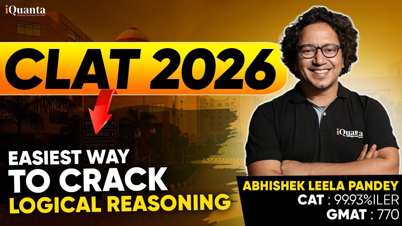 Easiest Way to MASTER Logical Reasoning for CLAT 2026 - YouTube