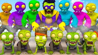 Plants vs Zombies 2 | Rescue All SuperHero VS Full New BAD GUY Zombie | 2D 3D Animation IRL