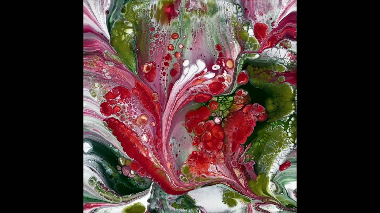 Acrylic Pouring for BEGINNERS: Flower dip ~ SIMPLE Fluid Art Technique Everyone Can Do!