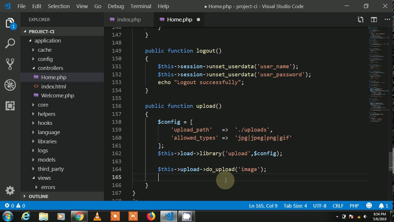 Codeigniter Tutorial in Hindi Part-18 ( Upload Image File in ...