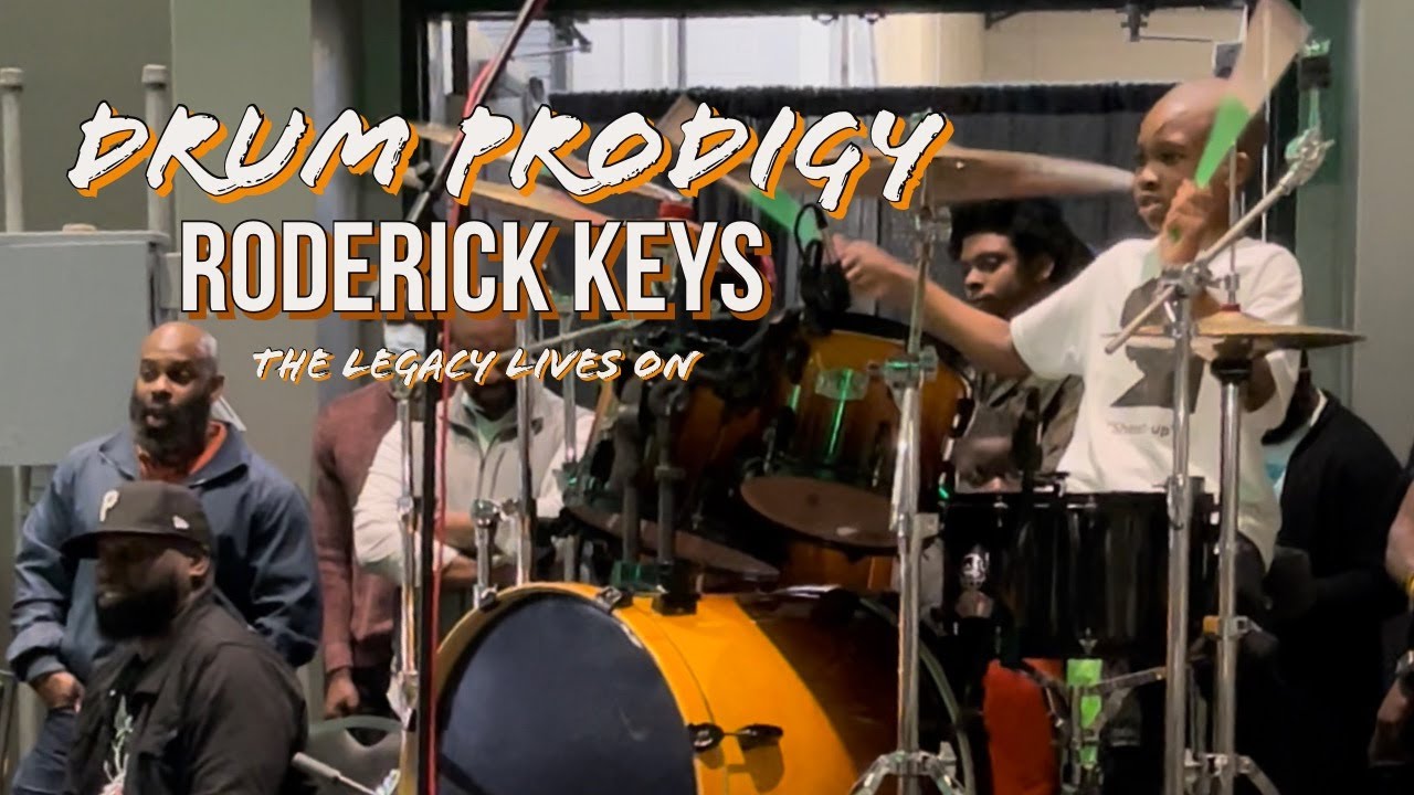 Drum Prodigy | Roderick Keys | Drums at Dad's Tribute Concert | Rest In Peace Deron Keys