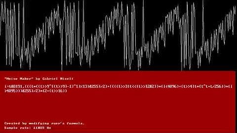Music from very short C programs - Continuation