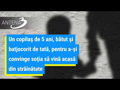 Clipe de groază pentru un copil din Satu Mare: tatăl său l-a bătut şi batjocorit