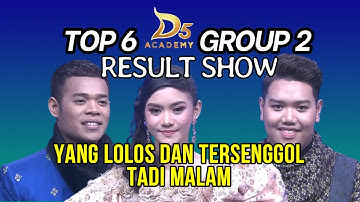 YANG LOLOS  DAN TERSENGGOL MALAM TADI DI KONSER RESULT SHOW TOP 6 GROUP 2 DANGDUT ACADEMY 5