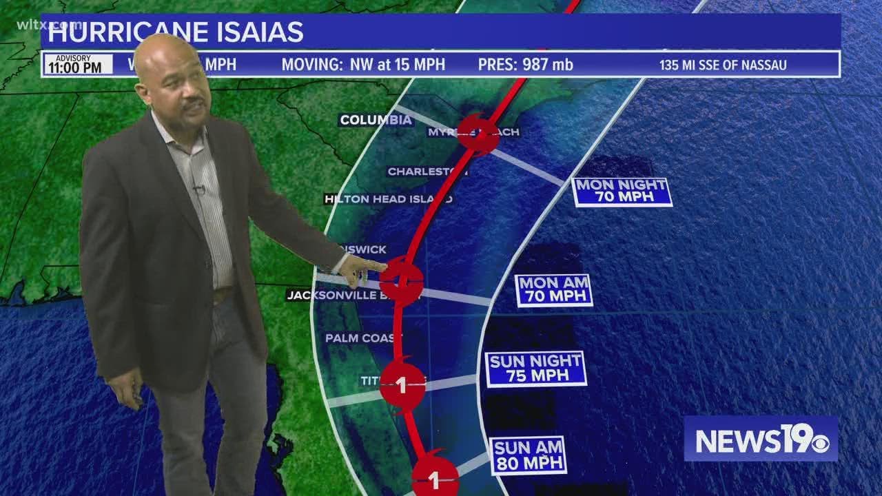 Hurricane Isaias expected to approach Florida coast on Saturday - YouTube