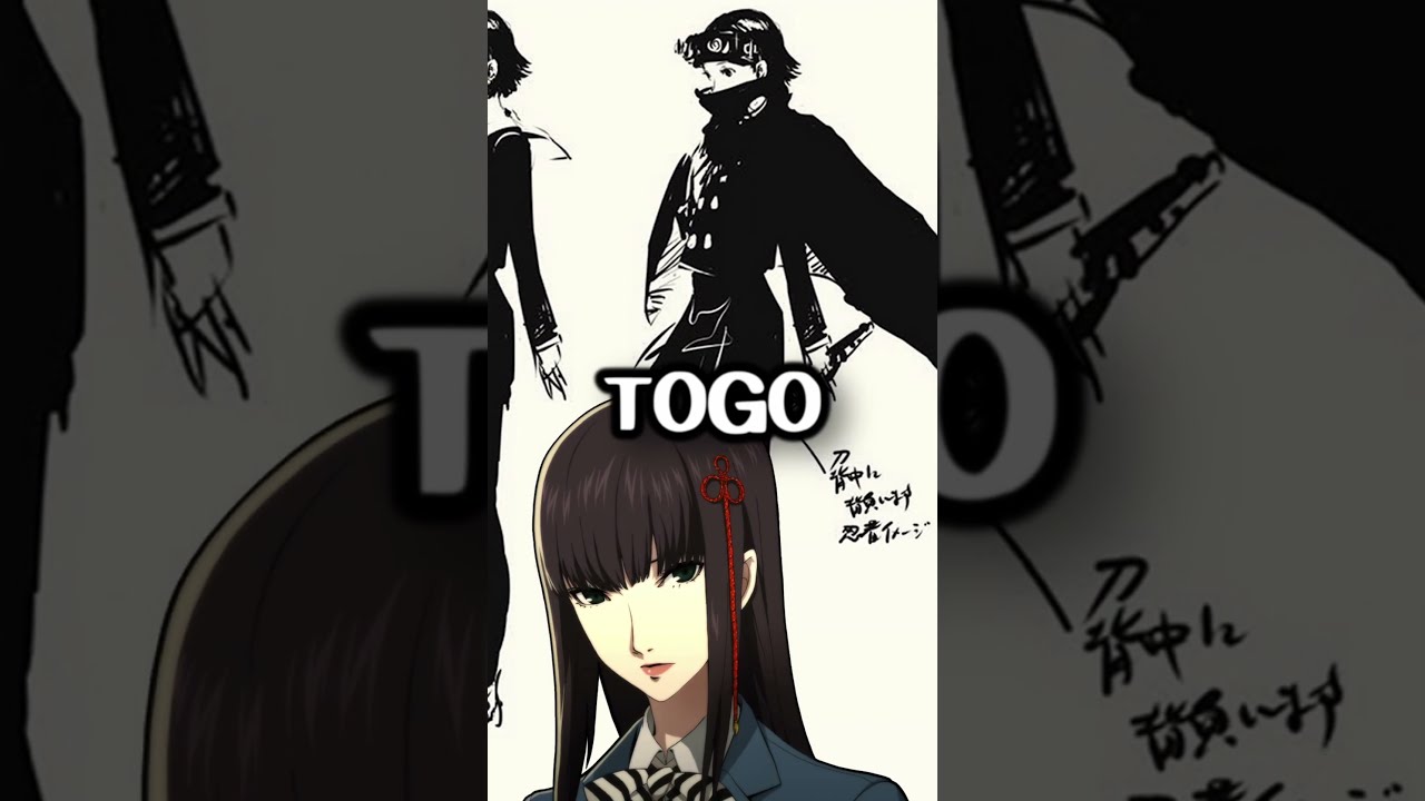 Early PERSONA 5 Character Concept Art 