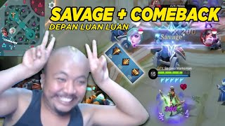 TOP GLOBAL MIYA COMEBACK !! LANGSUNG SAVAGE + MVP DI DEPAN LUAN !!!