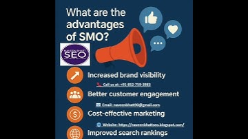 What are the advantages of SMO? | Naveen Bhatt SEO