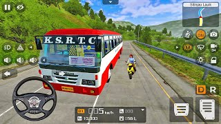 Eicher KSRTC Bus Driving - Bus Simulator Indonesia - Android Gameplay screenshot 5