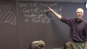 Intro Real Analysis, Lec 32: Open and Closed Sets in the Real Line and in the Plane