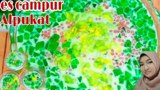 Es Campur Alpukat |ide jualan es campur alpukat |cara membuat es campur alpukat |resep es campur