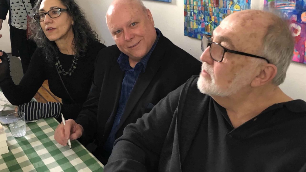 Photo Montage of Jack Grapes and Richard Jones Read at Beyond Baroque ...