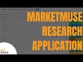 MarketMuse Research Application | 🔎Find Related Topics🔍