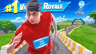I Won a Fortnite Game While Running a Marathon!
