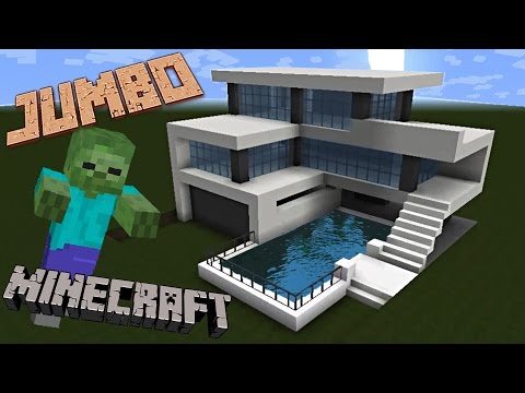 Minecraft: Easy Modern House / Mansion Tutorial #6 + DO 