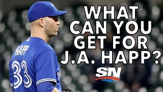 Toronto blue jays lhp j.a. happ is expected to be traded by the
deadline. mlb insider shi davidi joins good show discuss what should
able ...