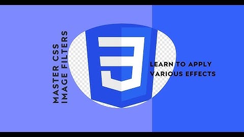 How to Apply Image Filter like GrayScale, Blur, Brightness, Contrast, Invert, Saturate etc using CSS