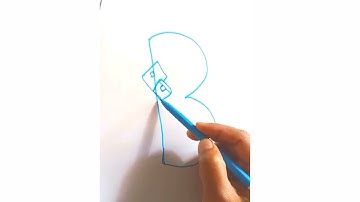 How To Draw Alphabet Lore - Letter B | art draw best video