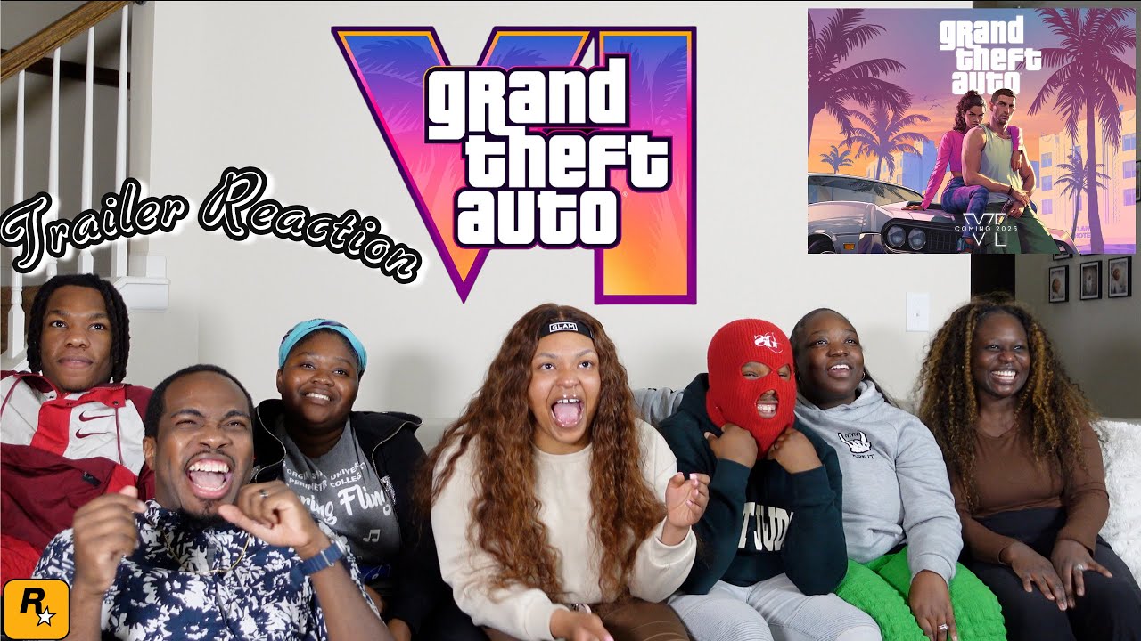 Grand Theft Auto VI GTA 6 Trailer 1 Reaction YouTube 