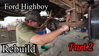 Ford F250 Highboy 460 engine tear down and chassis work, we found surprises 🤷‍♂️ in both!