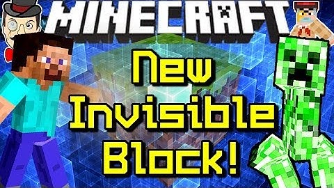 Minecraft New INVISIBLE BLOCK in 14w05a Snapshot!